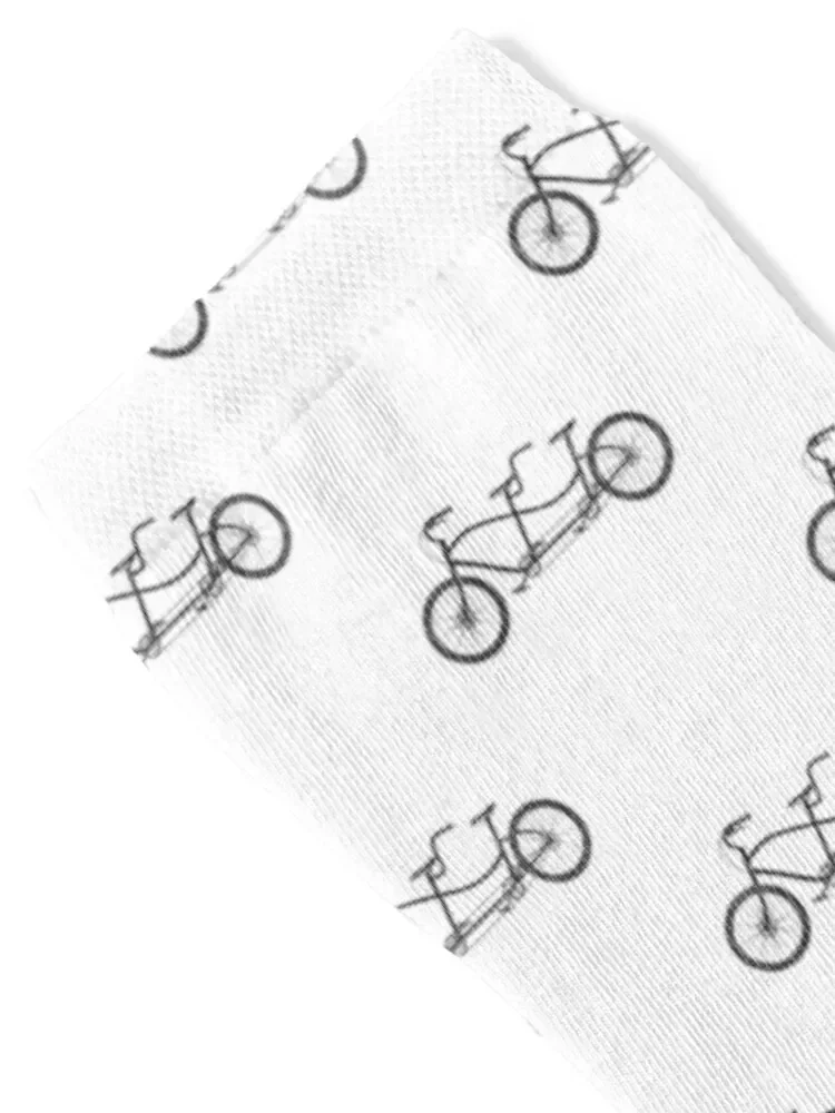 Tandem Bicycle Socks new in's funny gift funny gifts loose Men Socks Women's