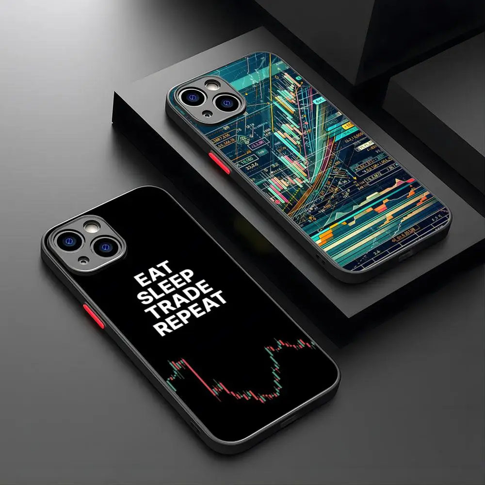 Funda de teléfono para iPhone 16 15 14 13 Pro Max 12 Mini 11 SE 7 8 Plus XS X XR protección negra mate