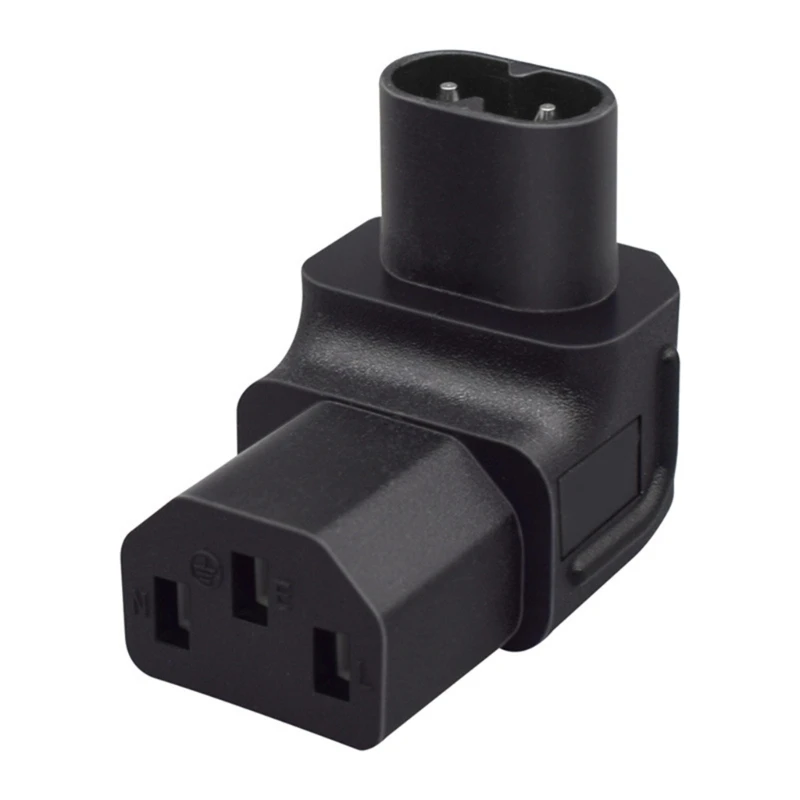 Y1UB JD46 PVC Power Plug Adapter IEC320 C8 to C13 Male to Female Upward Electrical