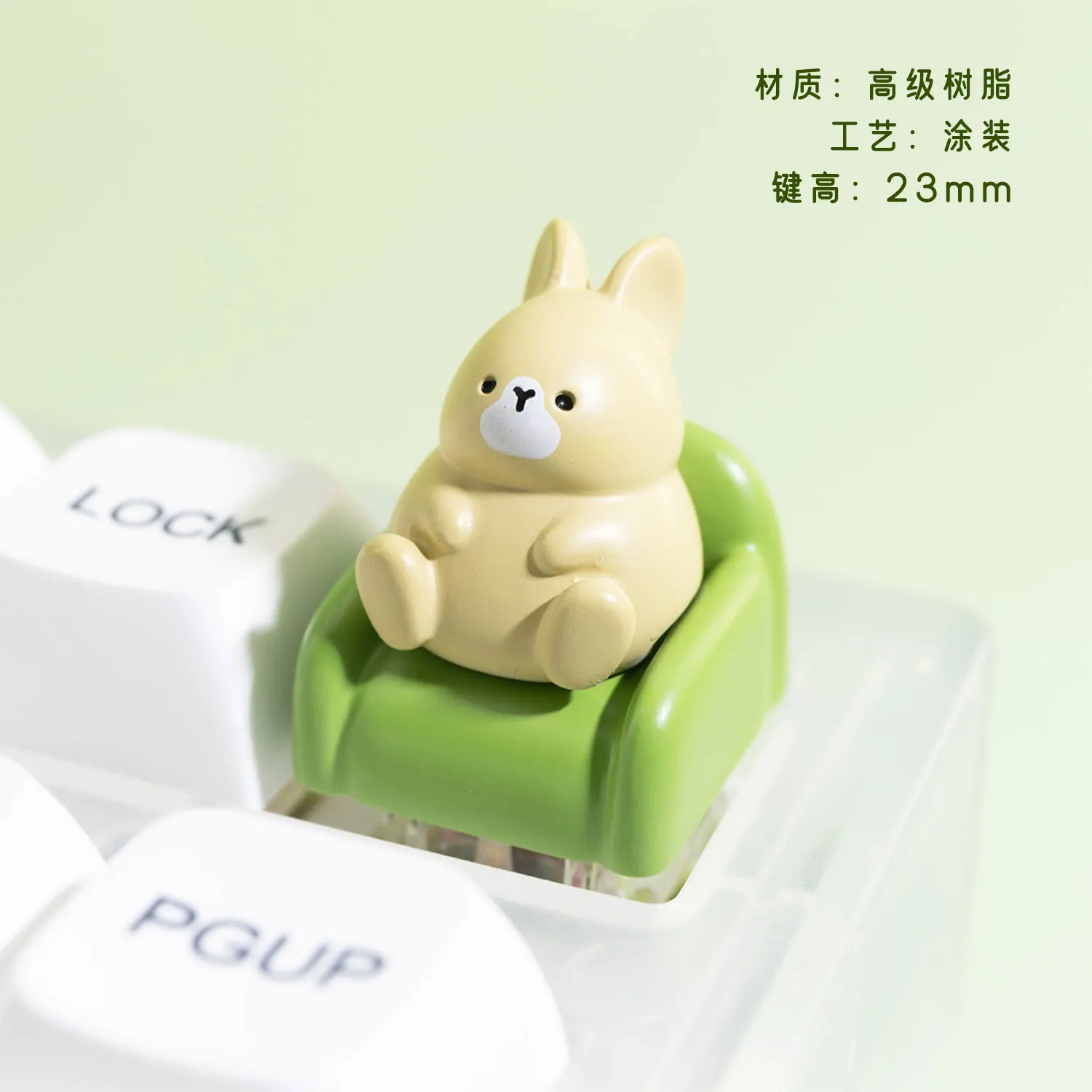 1Pc Bunny Keycap Personalized Keycap Customized Single Esc Key 3D Shape Keycap