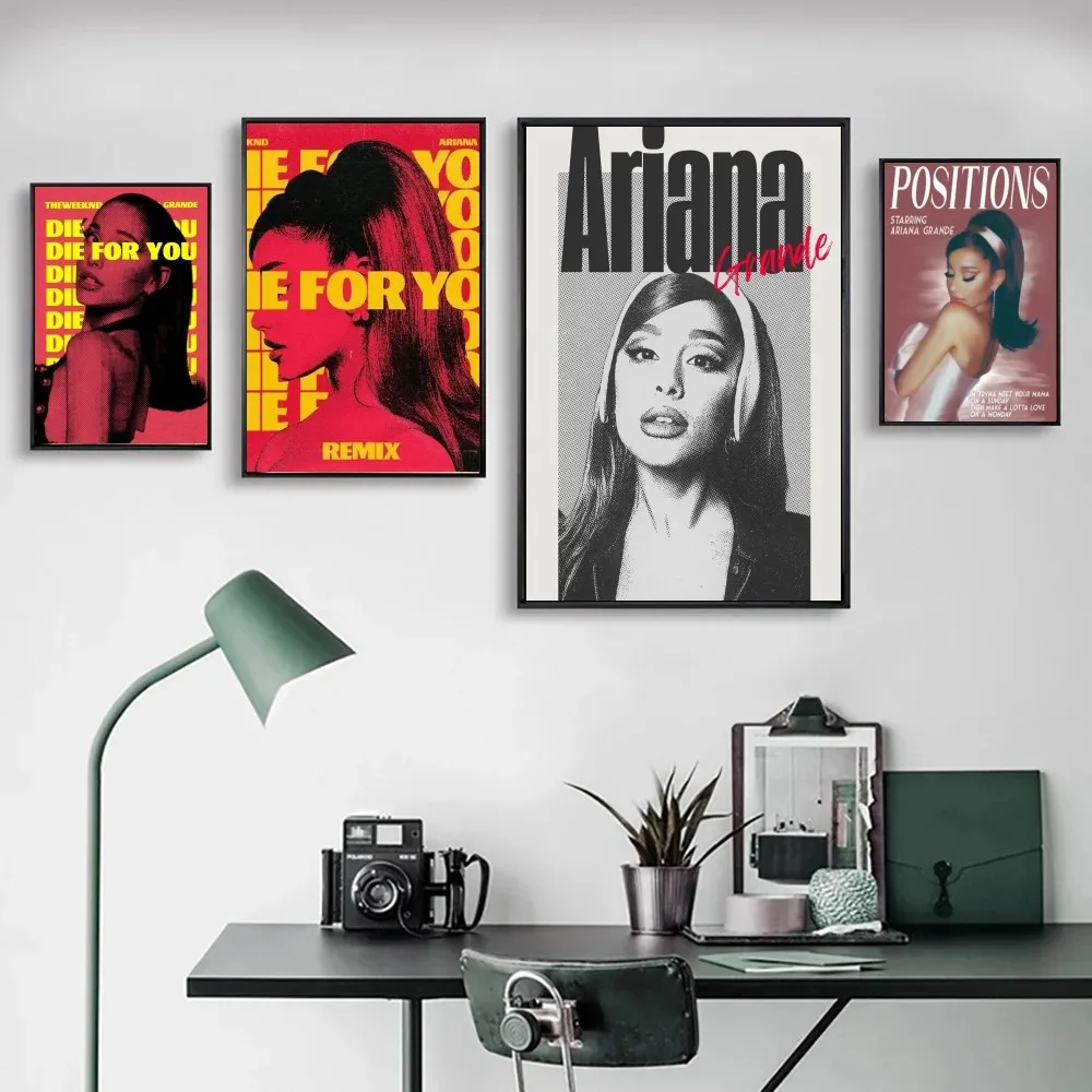 1pc Ariana-Grande Poster Poster Art Print Bar Living Room Furniture Decor