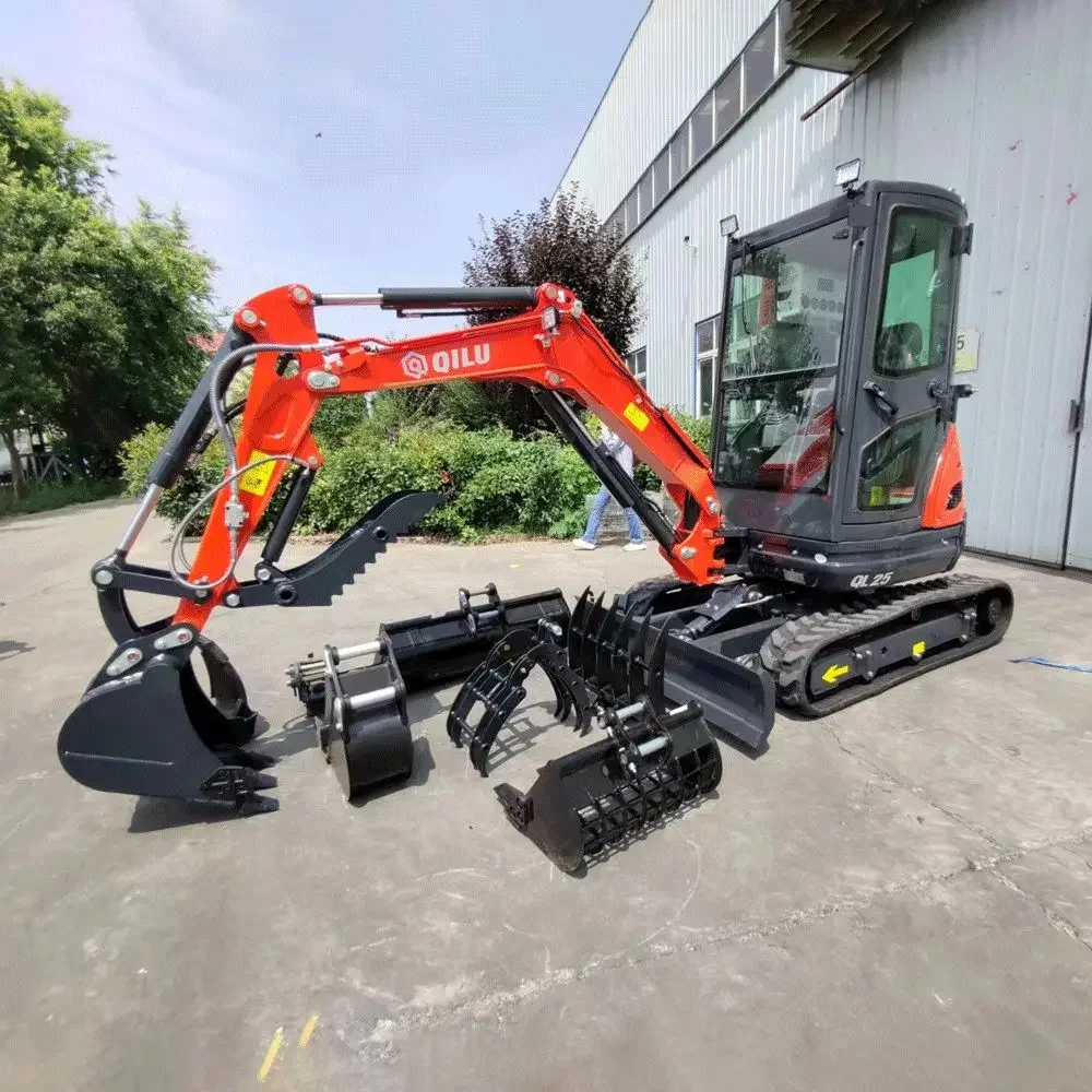 

China Cheap Price Mini Excavator Manufacturer Earth-moving Machinery 1 2 1.5 3 Ton Small Micro Mini Excavator Digger For Sale