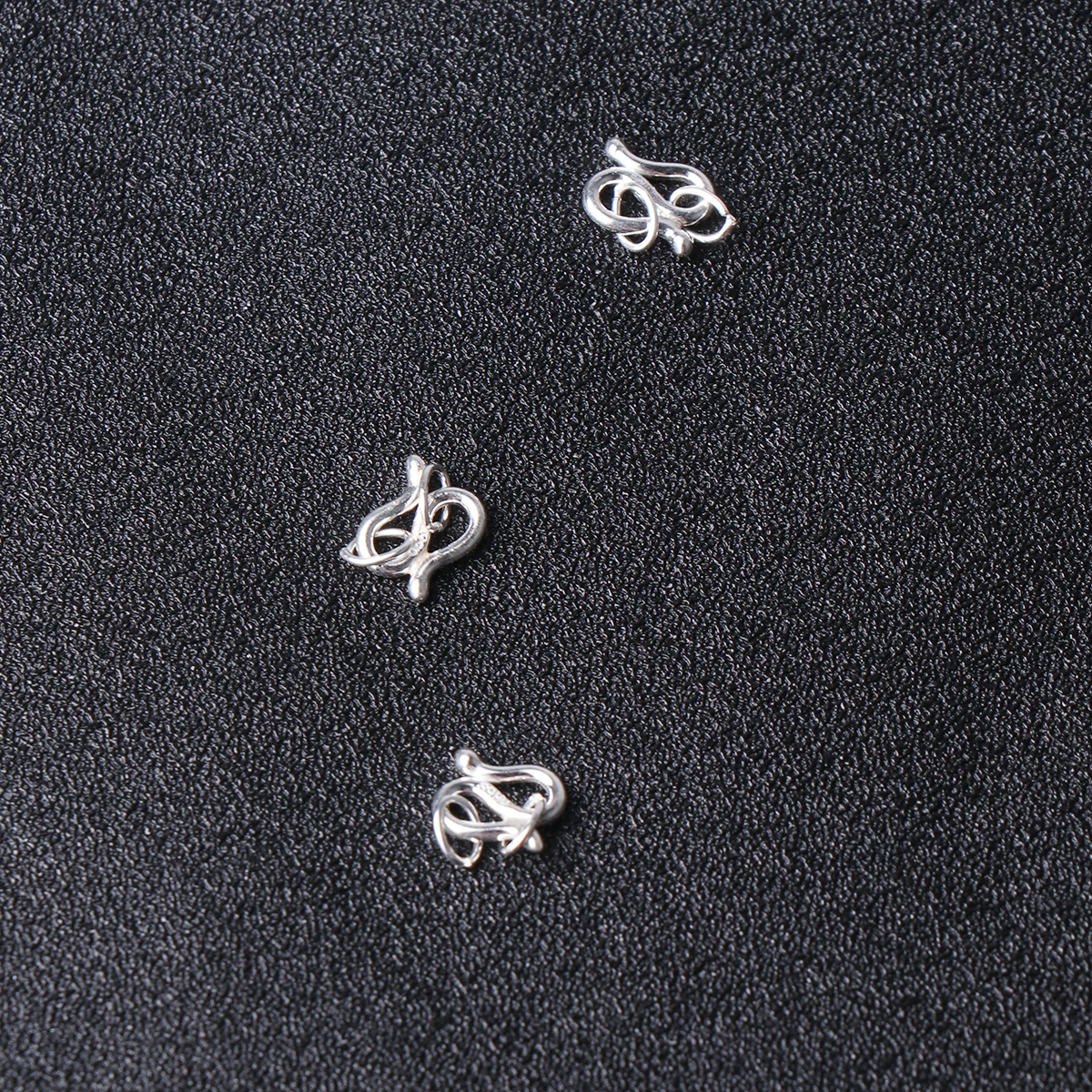 

3 pcs S Hook Clasps Sterling Silver Jewelry Making Buckle Connector for Necklace Bracelet DIY Gifts Jewelry Accessories