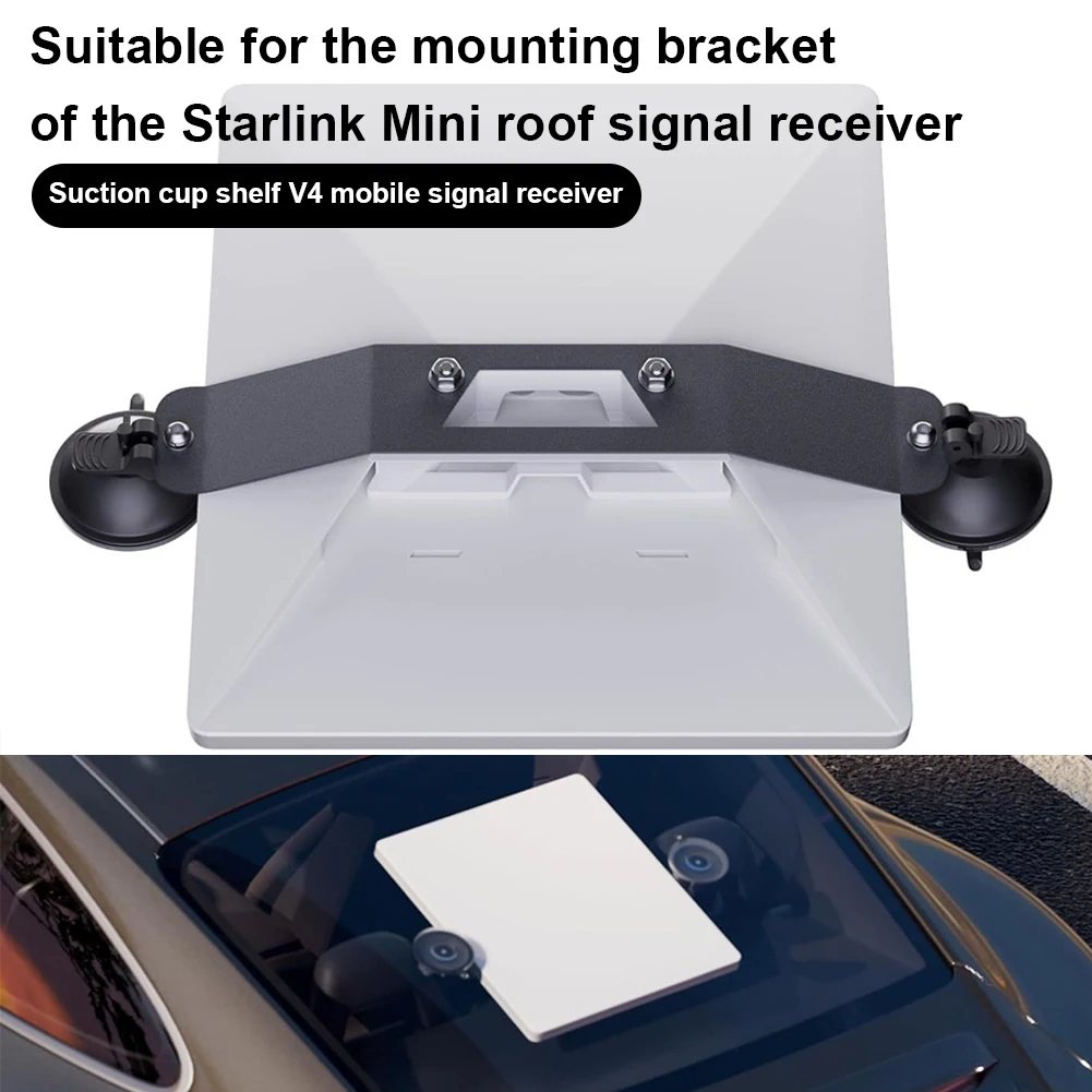Для Starlink Mini люк на присоске, крепление на присоске, прочная конструкция на присоске, автомобильное крепление на крышу для люка/переднего окна/заднего окна/крыша