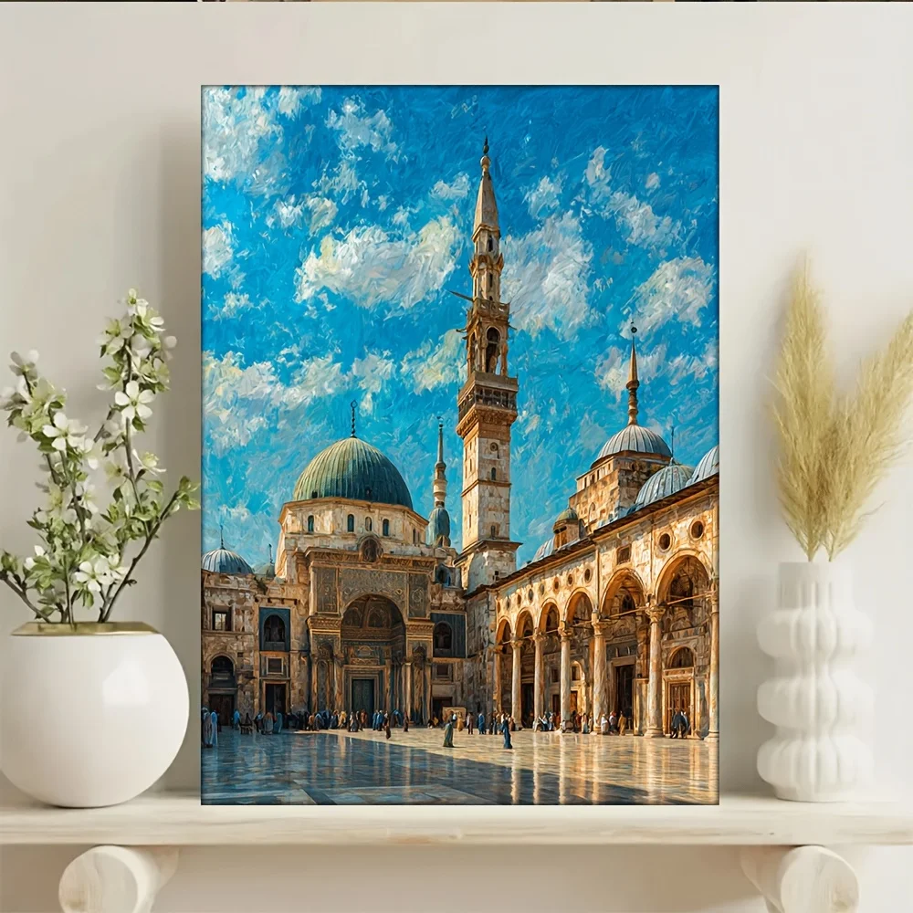 

500/1000/1200/2000PCS Puzzles for Adults Damascus Art Architecture Style,Jigsaw Puzzles Brain Games Gifts Home Decor