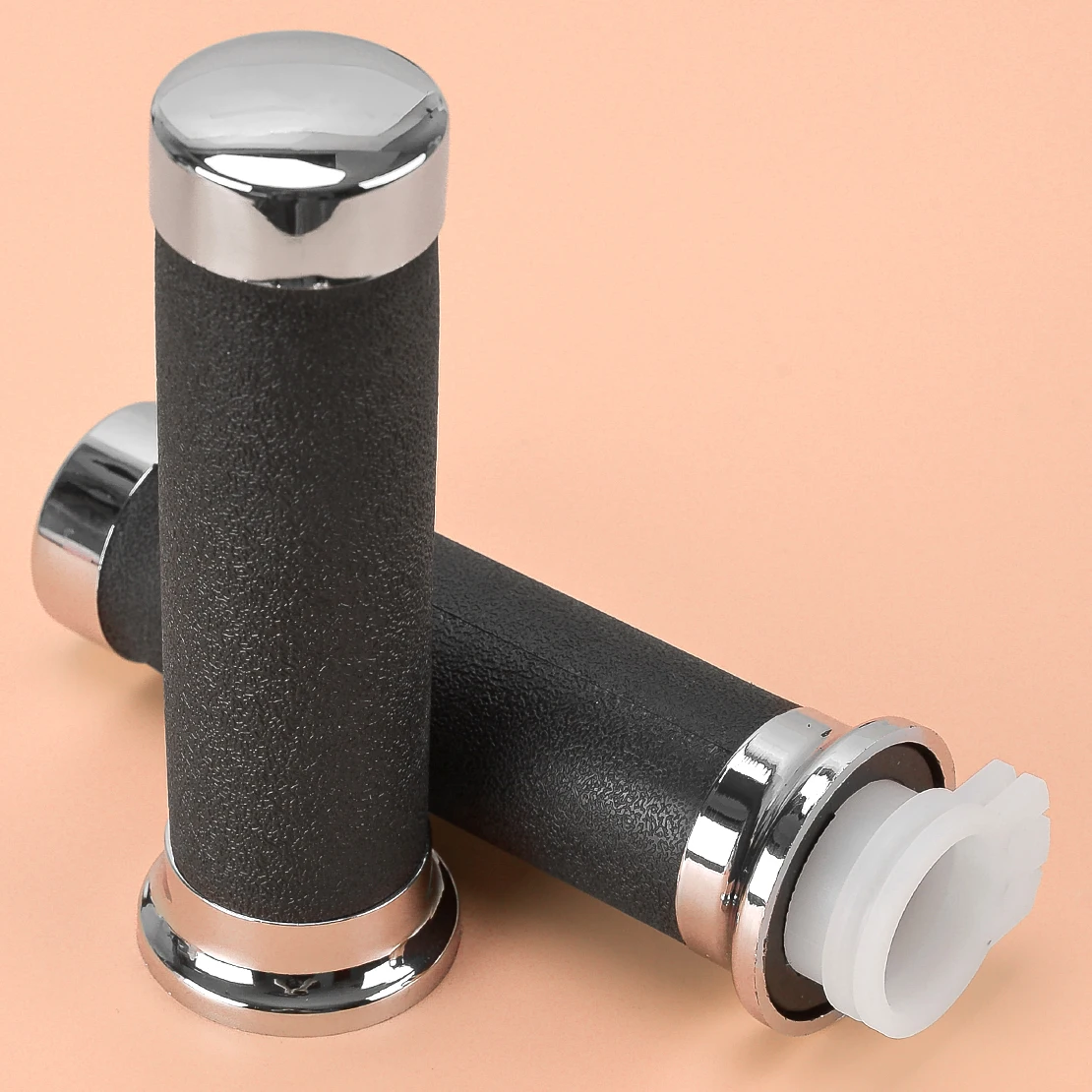 

1 Pair 25mm Handlebar Hand Grips Throttle Tube 4NK-26241-00-00 4NK-26240-00-00 Fit for Yamaha V Star 650 XVS650 1998-2017
