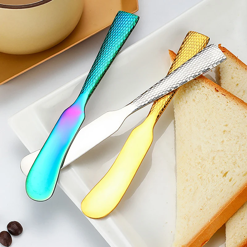 Butter Knife Cheese Dessert Knife Stainless Steel Jam Knife Cutlery Toast Wipe Cream Bread Cheese Cutter Kitchen Restaurant Tool