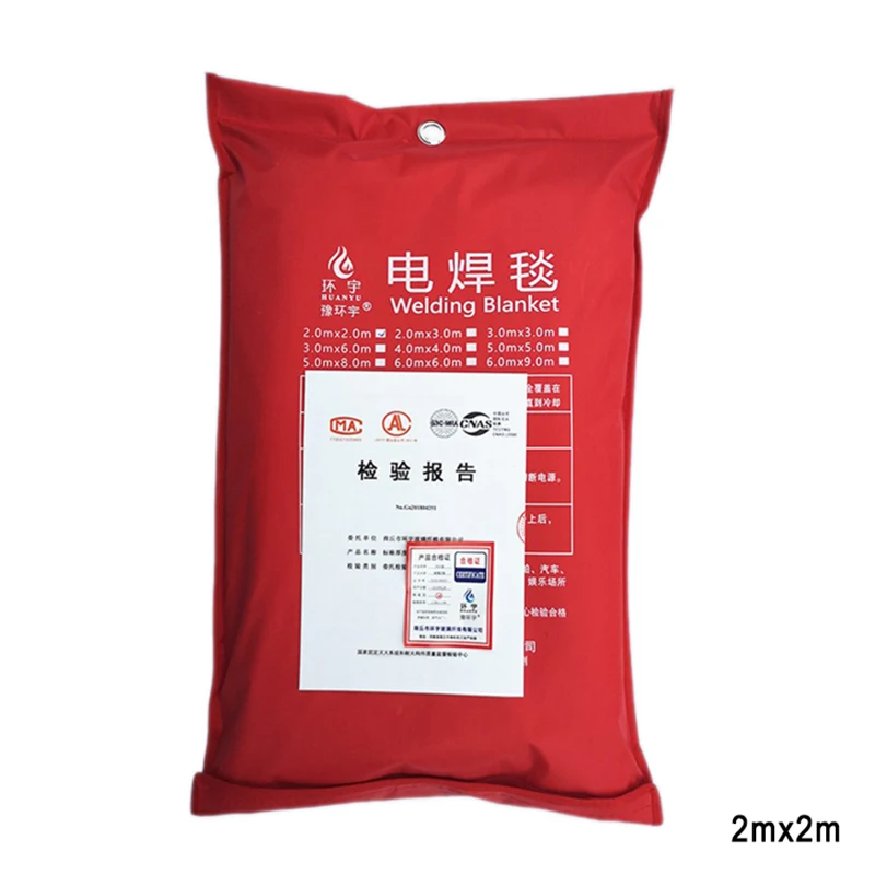 

Fiberglass Welding Protective Blanket Fire Rescue Blanket Quick Fire Extinguishing Fire Retardant General Size 2 M X 2 M