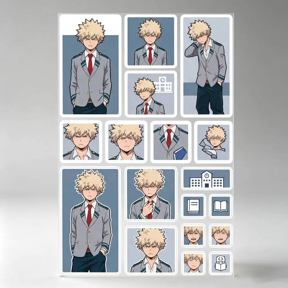 Katsuki Bakugo Stickers Auto Body Bumper Windows Motorcycle Laptop Walls Vinyl Decal Car Tuning Accessories
