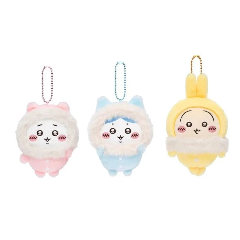 

Плюшевый брелок-подвеска Chiikawa Hachiware Usagi из серии «Пушистые пижамы», кукла Усаги, подарок на день рождения для девочки