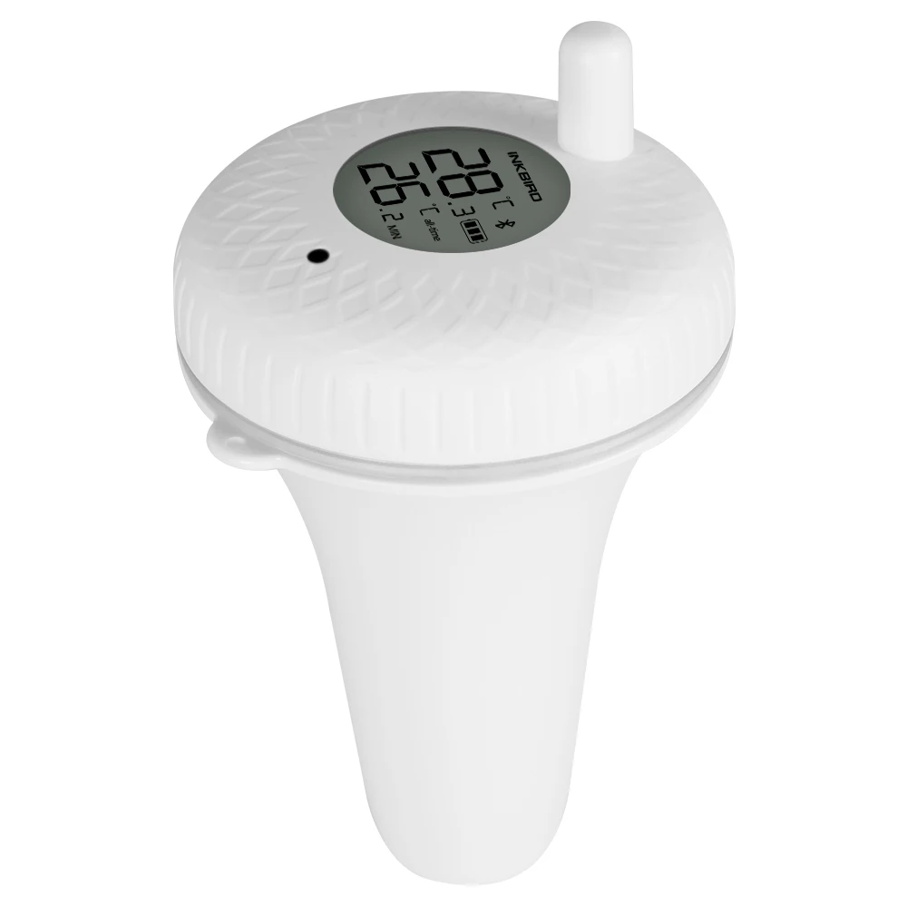 INKBIRD 50% korting op draadloze drijvende zwembadthermometer IBS-P01B Zwemmen Badwater Digitale LCD Temperatuurmonitor Sensor