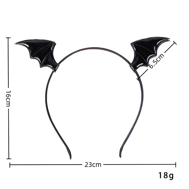 1 Pair Bat Wing Barrette for Halloween Party Wear Hairpin Cosplay Props Theme Creative Photo Prop Costume Hair Clips for Girls
