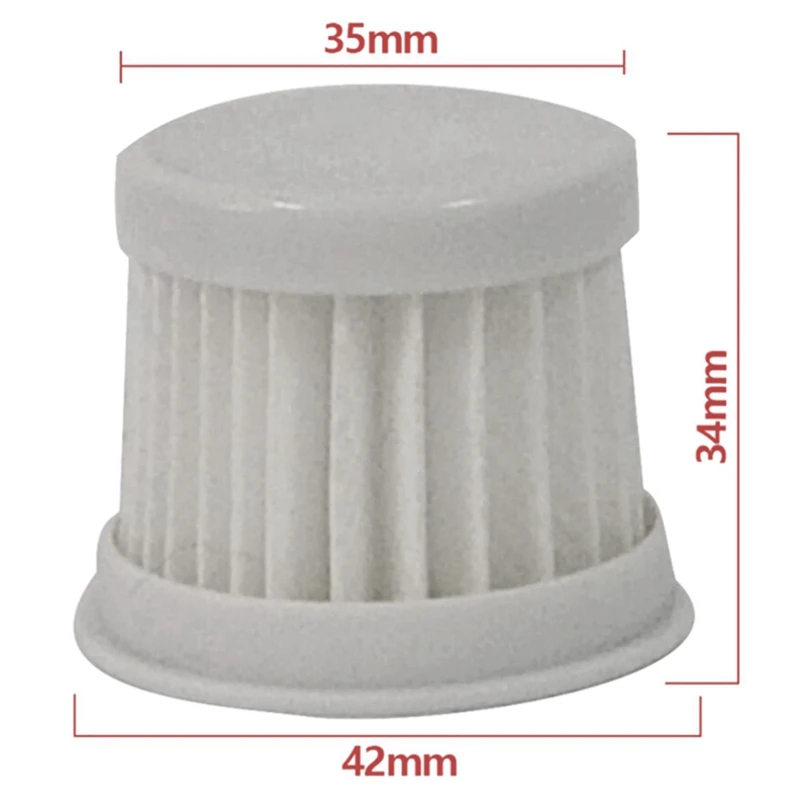 10 sztuk filtr HEPA akcesoria zamienne do odkurzaczy dla Baojiali TS998 TS988 CM168 T1 P9 części zamienne