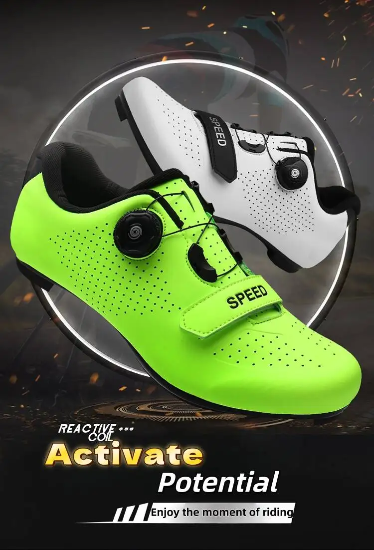 Unisex-Fahrradschuhe, Mountainbike-Fahrradschuhe, SPD-Lock-Schuhe, leichte, atmungsaktive und bequeme Wandersportschuhe – Detail 13