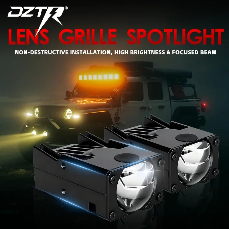 

Car Grile LED Light Pods Car Front Headlight 280W Motorcycle ATV UTV Projector Lens Car Fog Offroad 68000LM with Fan High Power