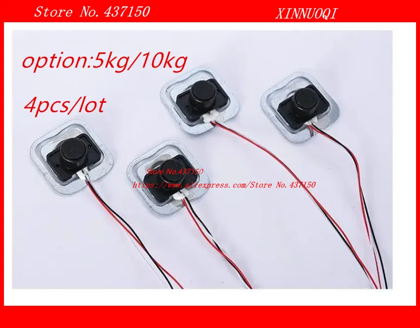 4pcs/lot 5kg 10kg Body Load Cell Weighing Sensor Resistance Strain Half-bridge Total Weight Scales Sensors Pressure Measurement