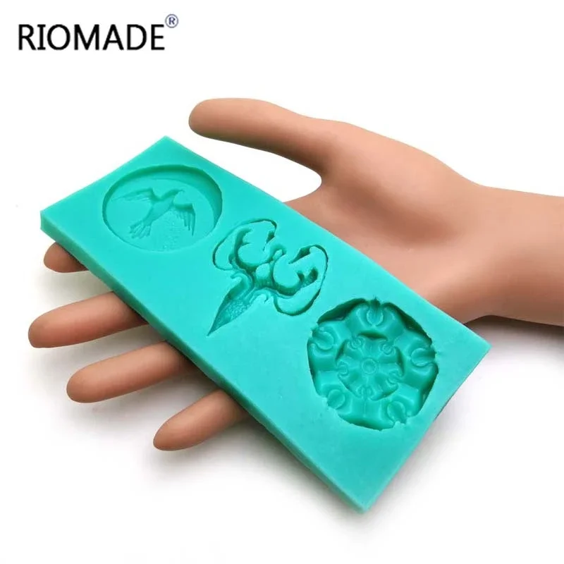 Lion Beer Holy Beast Silicone Mold Fondant Molds Cake Decorating Tools Cupcake Chocolate Dessert kitchen Baking Mould