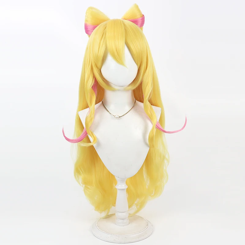 

Парик для косплея Сакуры Ута из аниме «You and Idol Precure», синтетический, термостойкий, для Хэллоуина 2026, с шапочкой для парика