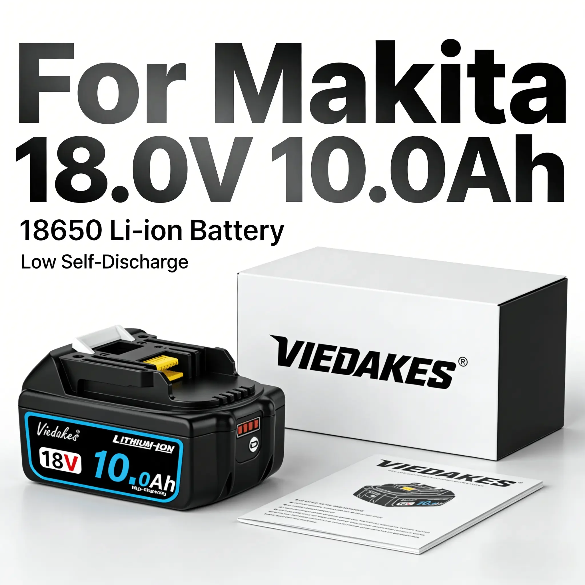 

Лучшая литий-ионная батарея для Makita 18В | 8-12Ач, высокая эффективность | Совместима со всеми аккумуляторными садовыми инструментами Makita 18В