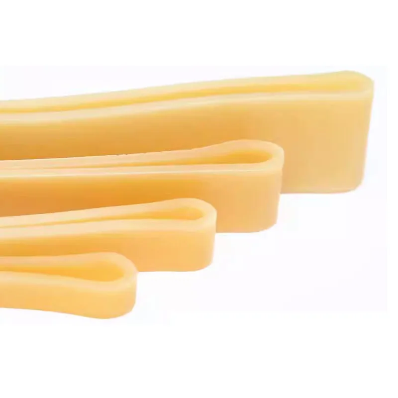 High Elastic Powerful Latex Rubber Band Stretchable Sturdy Yellow Perimeter 800-1500mm