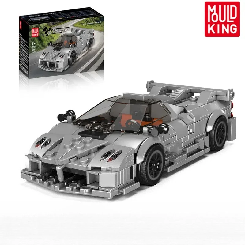 

Mold King 27091, модель скоростного гиперкара MOC, строительные кирпичи, спортивный автомобиль, модульная технология, подарки, праздник, сборка, детские игрушки