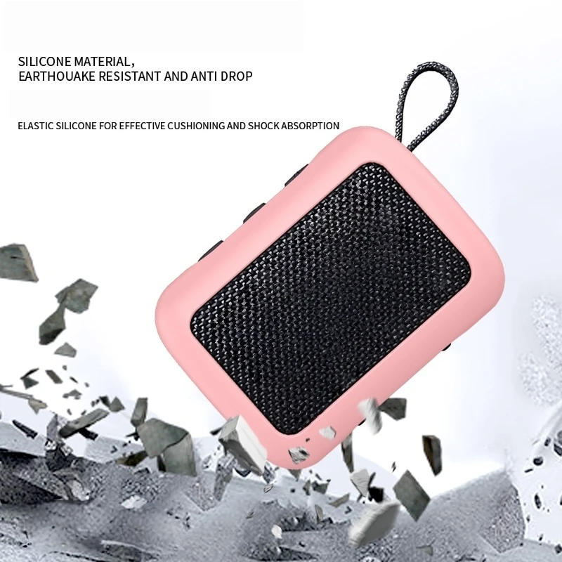 Silicone protective case for JBL GO5 shock-resistant and drop-proof