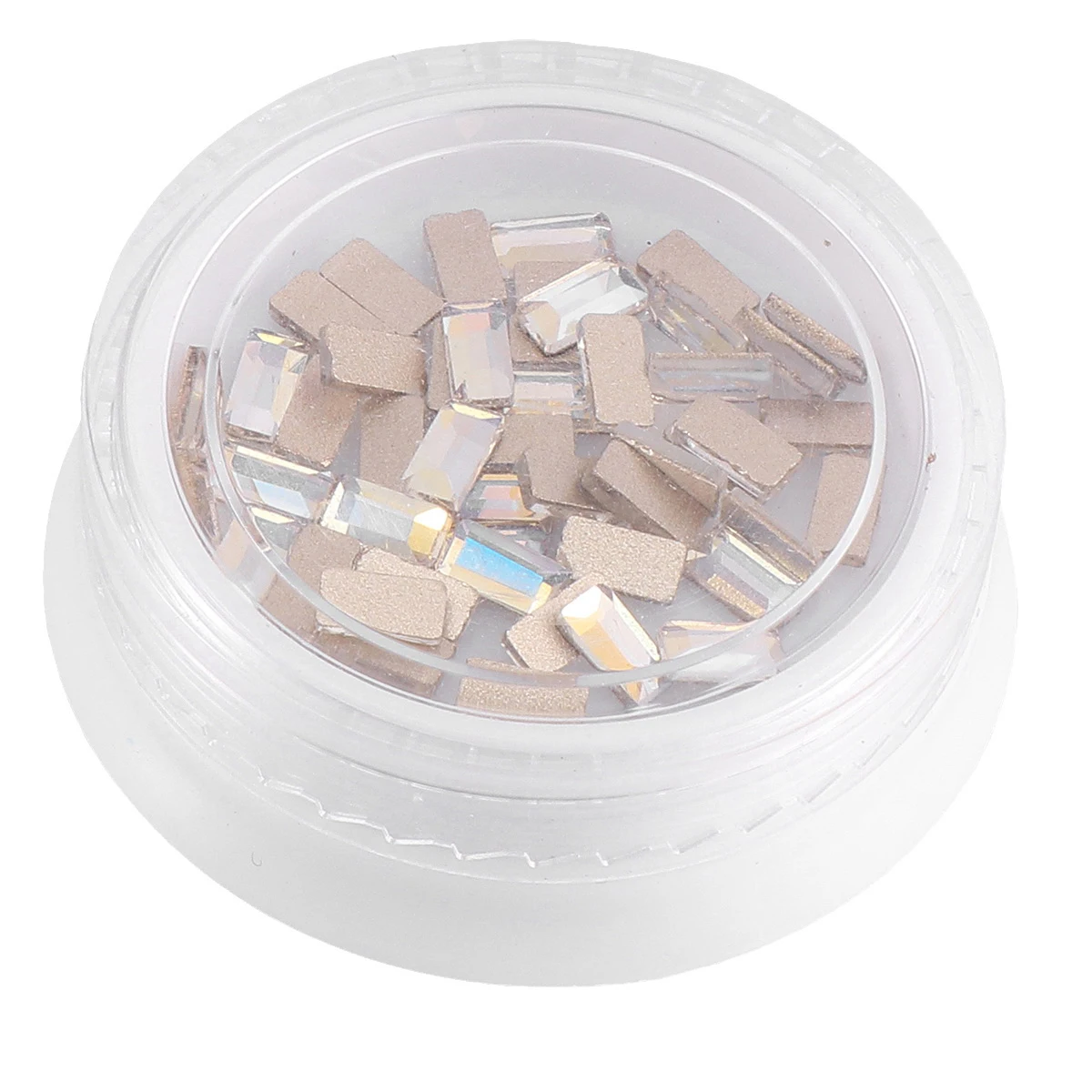 

Rectangular Nail Rhinestones Gems Drill Stickers for DIY Manicure Decoration Fashion Accessories Nails Decor