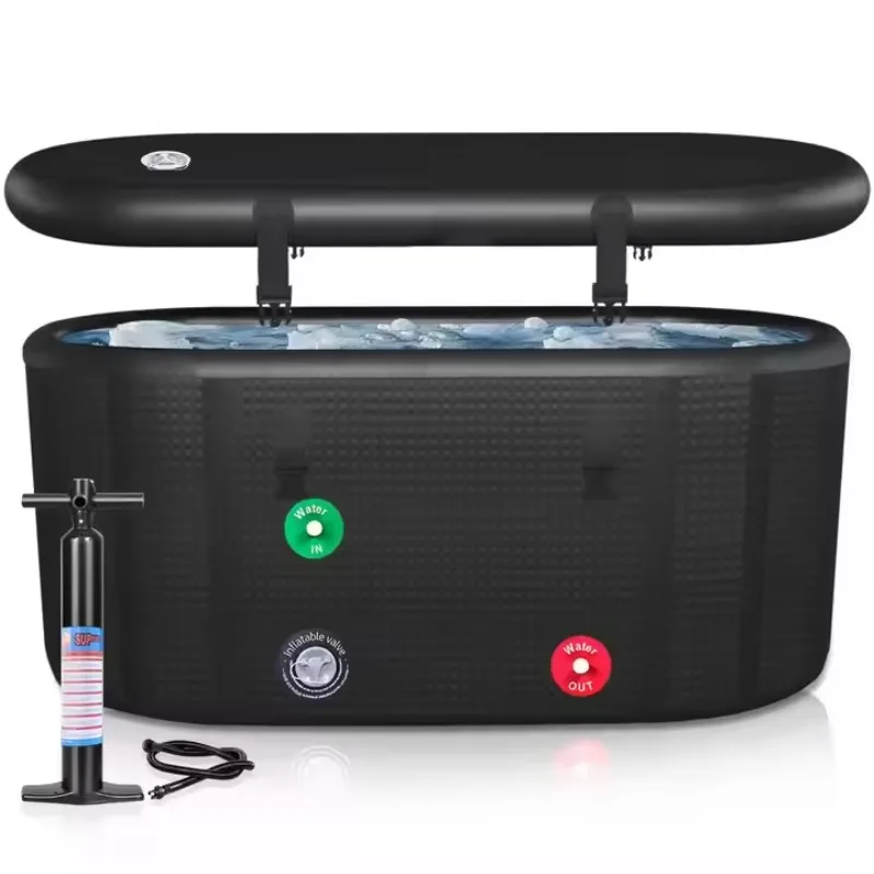 

Xiangyin Hi-Q Drop Stitch PVC Tubs Big Size Cold Plunge Recovery Bath Tub Outdoor Ground Pools Ice Bath Water Cooling Ice Plunge