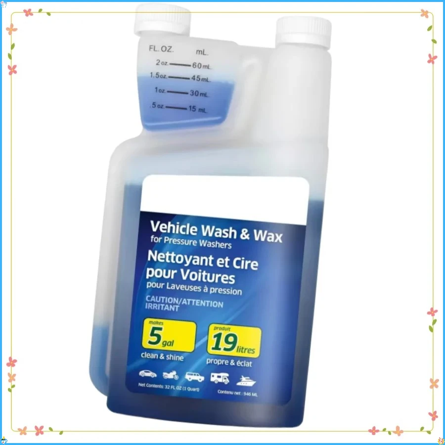 

Концентрат для мойки автомобилей и воска — универсальный очиститель для автомобилей, грузовиков, лодок, велосипедов, 2,35 фунтов