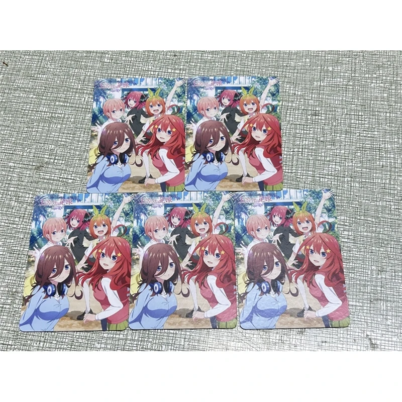 Anime Goddess Story Quintuplets DIY ACG Sexy Card Nakano Nino Ichika Miku Collectible Card Christmas Birthday Present