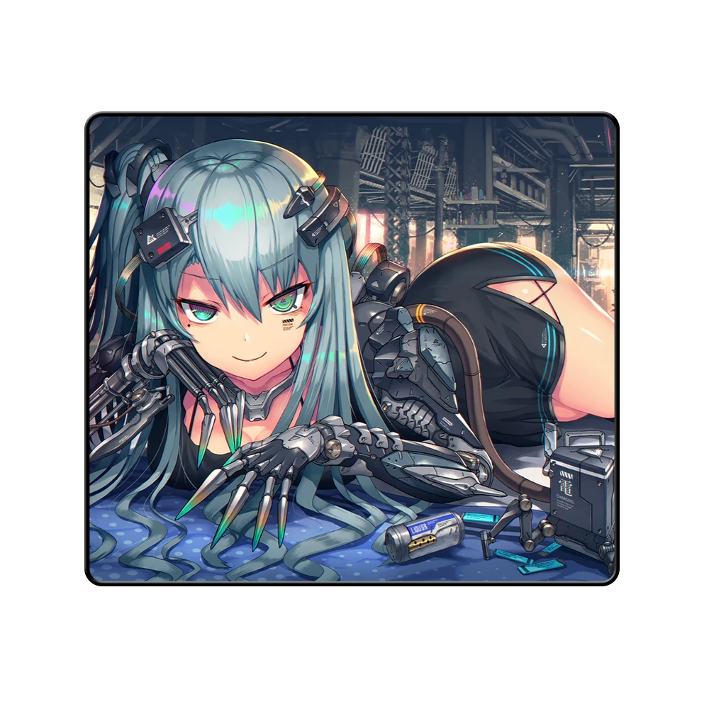 Augur design profissional gaming mouse pad premium mousepad velocidade e controle anime mesa tapete de mouse e-sports tapetes de mesa