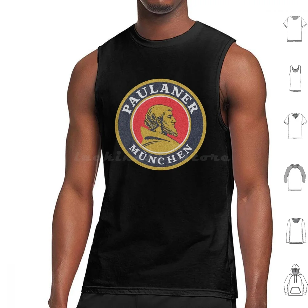 Paula Beer Tank Tops Print Cotton Paulaner Beer Oktoberfest Germany Wiesn Bavarians Munchen Love Paulaner Munchen