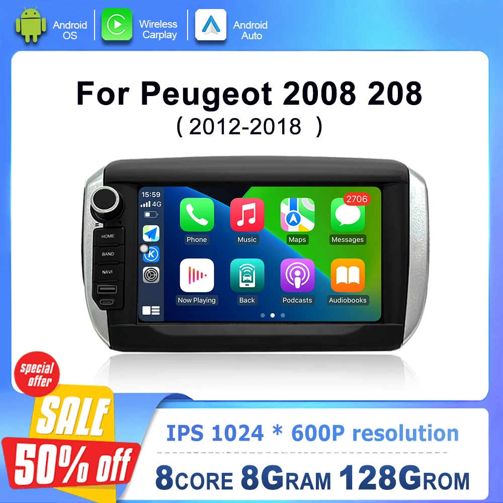 For Peugeot 2008 20…