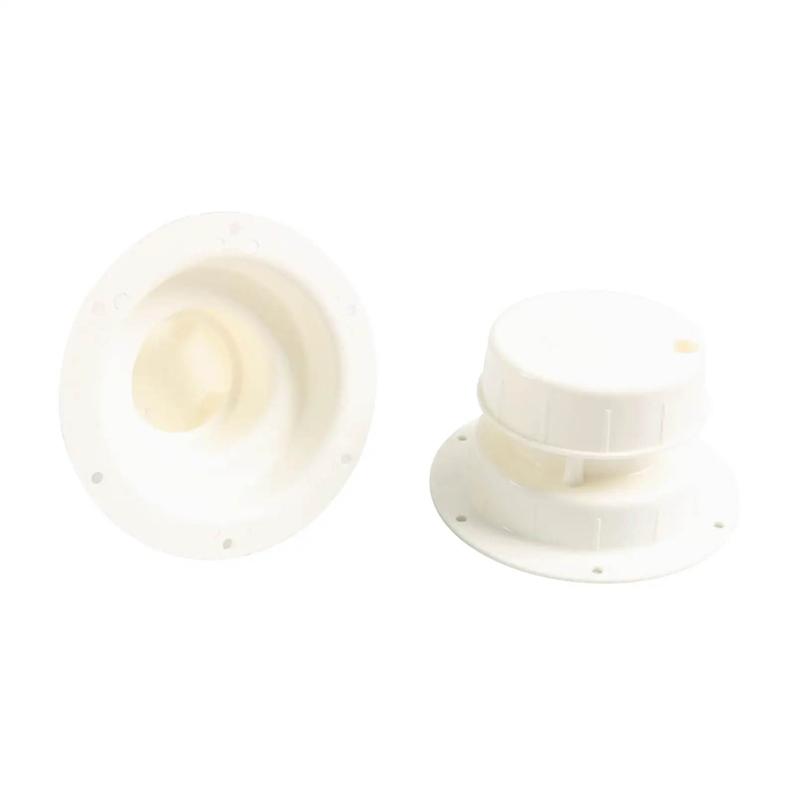 

White PP Material RV Roof Plumbing Vent Cap Replacement for Camper Trailer Air Conditioning Ventilation
