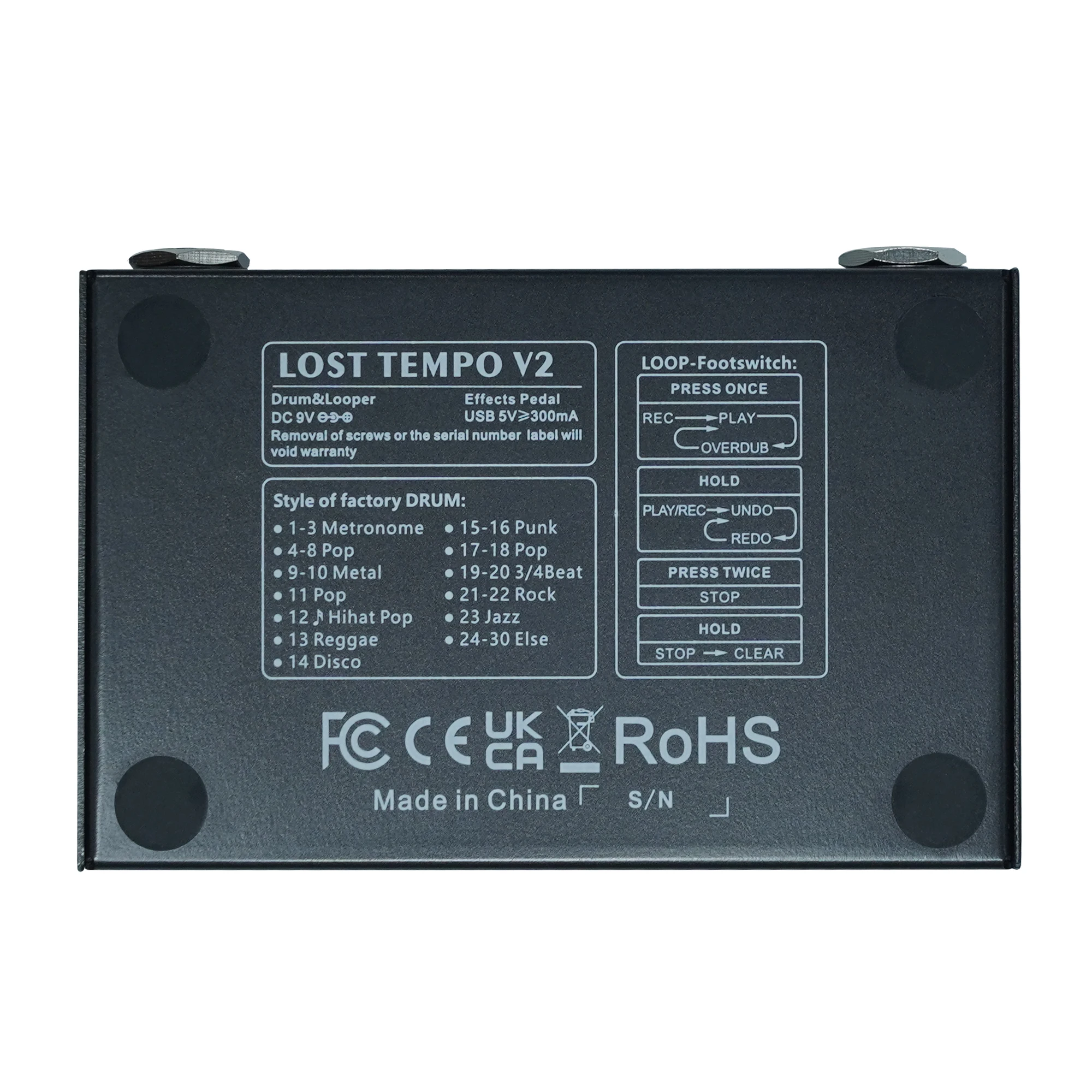 2025 حار SellM-VAVE وبير دواسة مع آلة طبل 2 في 1 حلقة الدواسات للجيتار الكهربائي 11 دقيقة حلقة 30 طبل #6