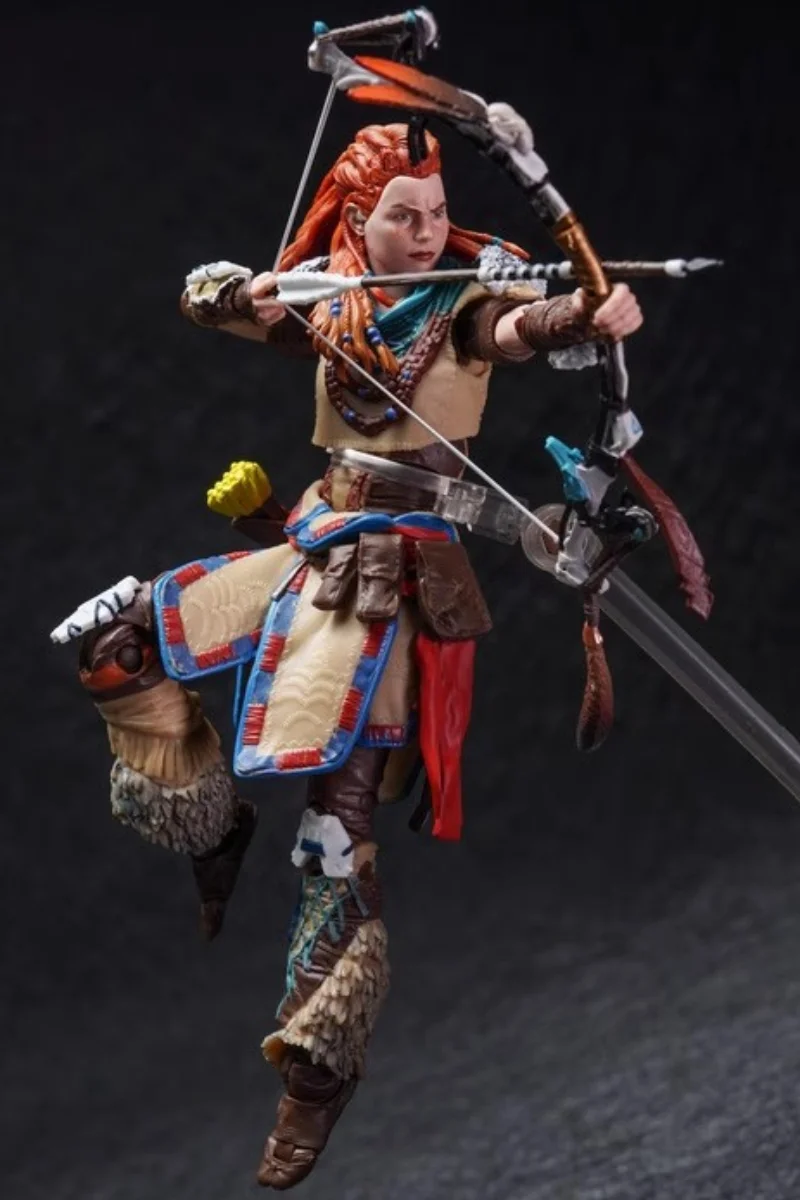 6 Inches Spin Master Ps5 Horizon Zero Dawn Aloy Luxury Edition Action Figure Movable Joint Doll Model Garage Kit Toys Gift