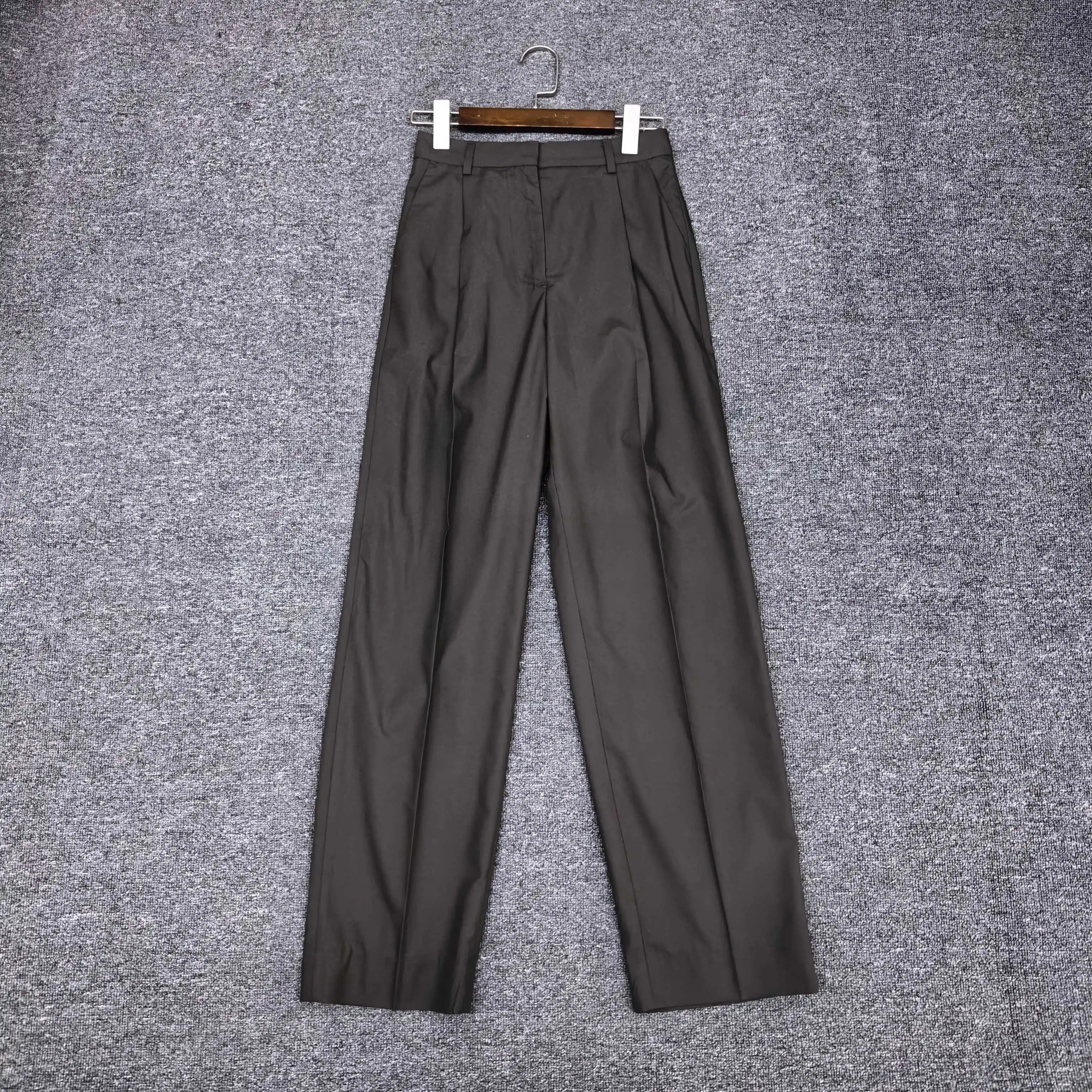 Women'S Loose-Fitting, Tie-Waist Blouse, 2026 Early Spring New Style, Simple Commuter Long-Sleeved Trousers Set
