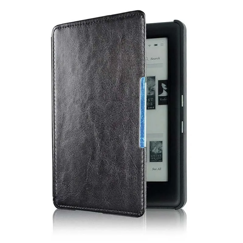 Etui na 6-calowy Kobo Glo HD/Glo/Touch 2.0 (Model: N437/N613/N587), cienkie, wytrzymałe, skórzane, odporne na upadki, przenośne etui ochronne z klapką. — zdjęcie produktu 3