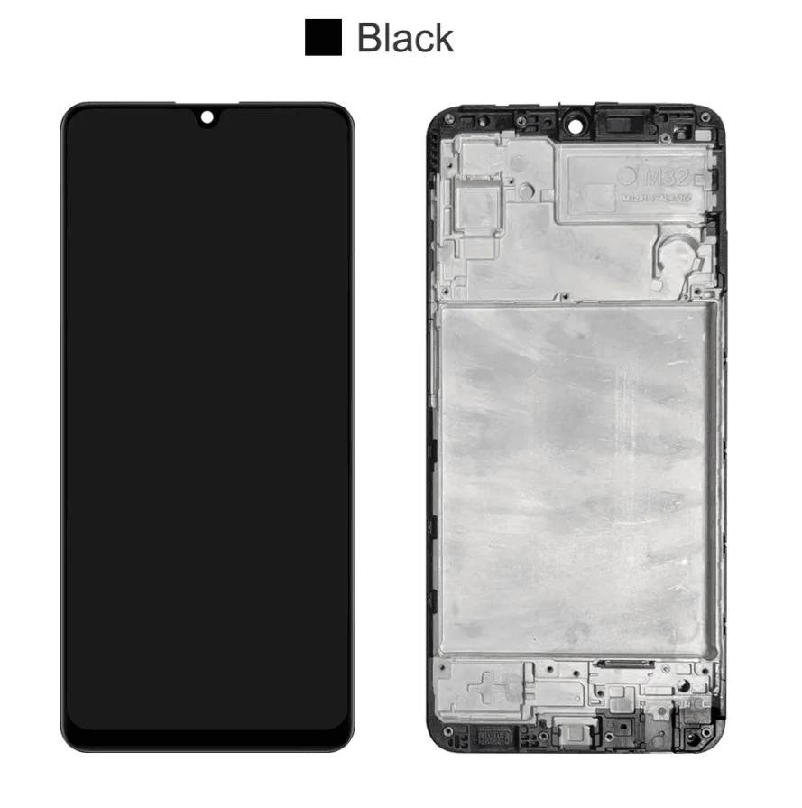 AMOLED LCD Display Touch Screen Digitizer Assembly Substituição, Samsung Galaxy M32, M325F, M325F, DS, M325, 6,4 ", 100% TESTADO