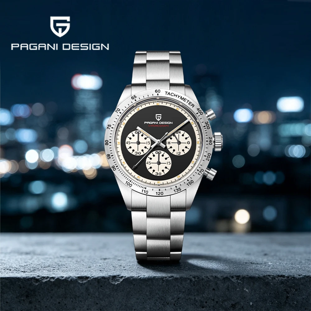 2026Pagani design business fashion men's quartz watches VK63 chronograph sports waterproof sapphire mirror watch for men relogio