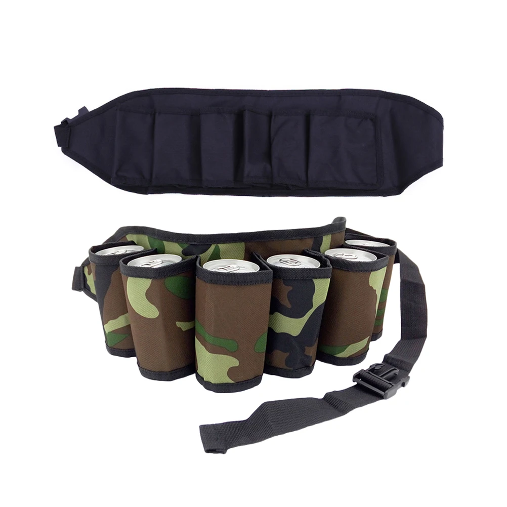 

2 Pcs Oxford Beer Containing Belt Oxford Climbing Waist Bag For Climbing Holder Storage Bag 6 Pack Waist Beer Containing