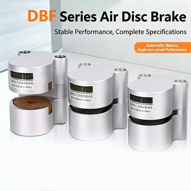 Pneumatischer Bremszylinder DBF-L8/10/15/20, industrielle numerische Steuerung, Lokomotivbettverriegelung, Luftdruck-Schmetterlingsbremse