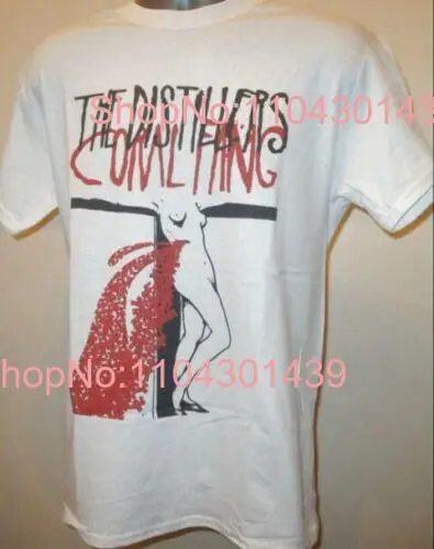 The Distillers T Shirt Retro Style White 120 long or short sleeves