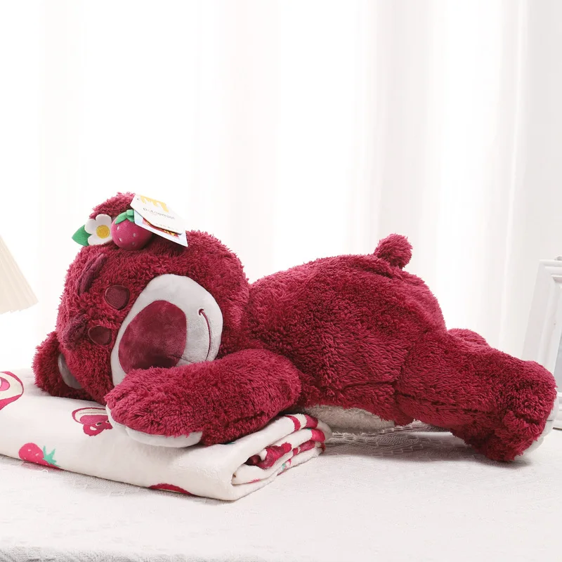 

Original Lotso 2-In-1 Nap Blanket & Plush Toy - Multifunctional Cushion, Room/Sofa Decoration & Companion Doll Festival Gift