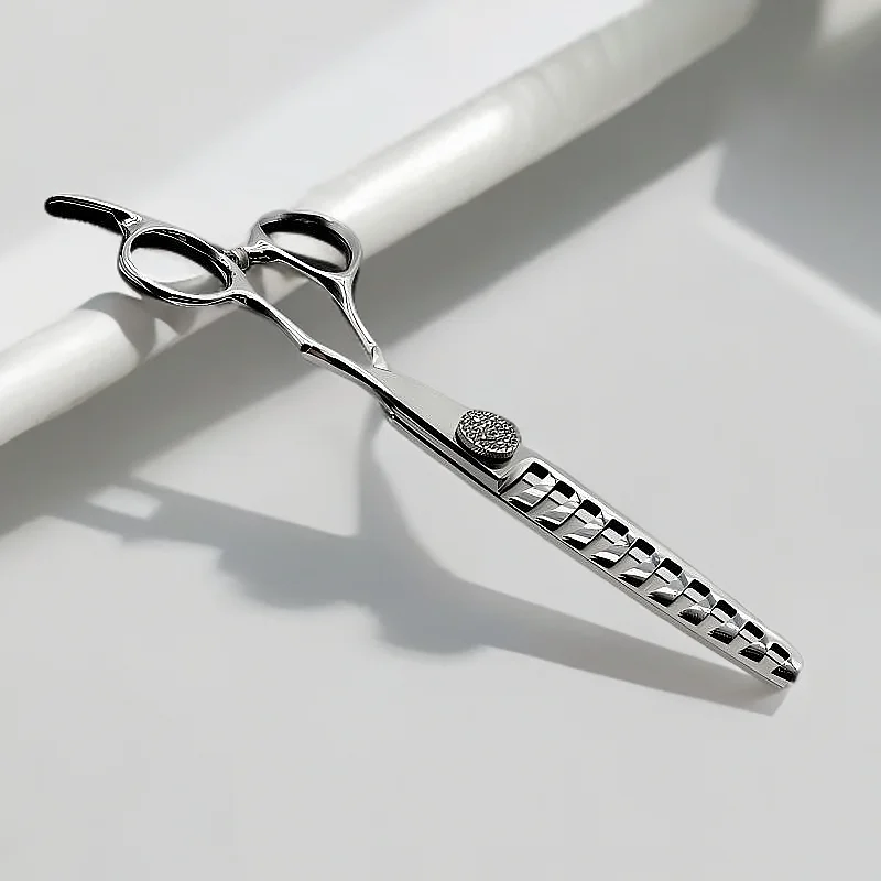Wingsbro Neue Friseurschere, 6,5 Zoll Hochwertige Edelstahl-Haarschneideschere, Friseursalon-Werkzeug – Detail 2