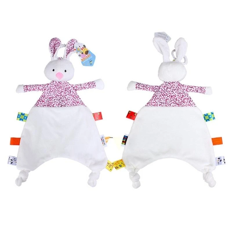 Comforting ของเล่นสำหรับทารก Comfort ตุ๊กตา Appease ผ้าขนหนู Sleeping ตุ๊กตา Rattle ของเล่น 15UB