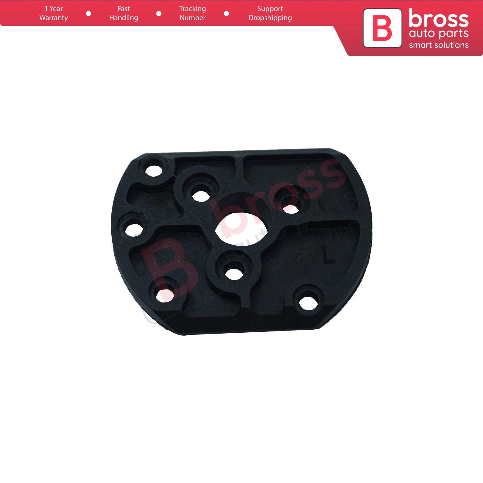 Bross Auto Parts BGE617 Left Wing Mirror Repair Plastic Bracket for VW T5 T6 Made in Turkey