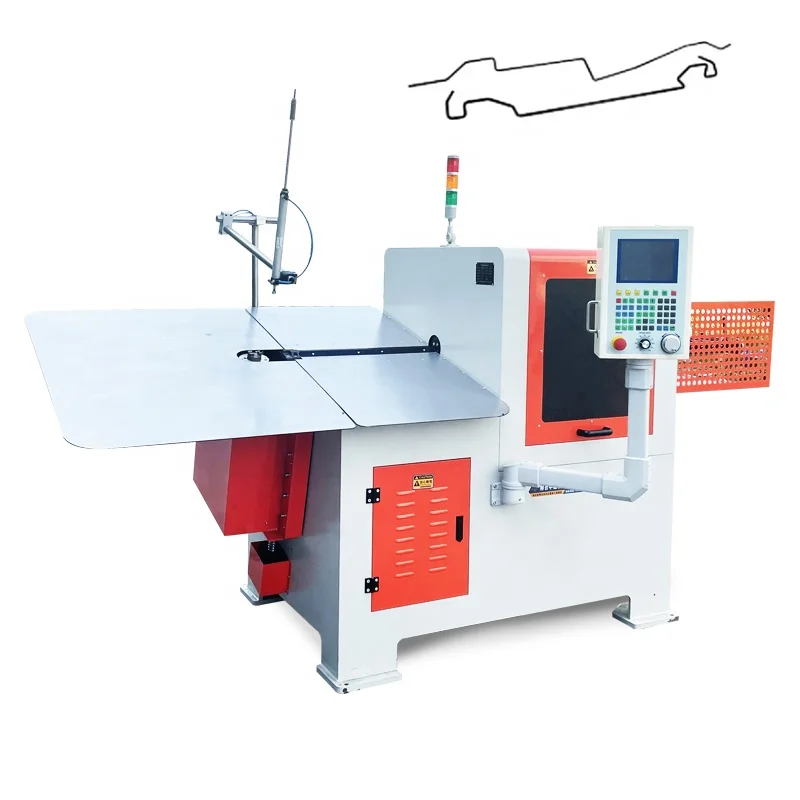 CNC wire-turning 3d wire forming machine  / automatic 3d wire rod bending machine for 2-8 mm