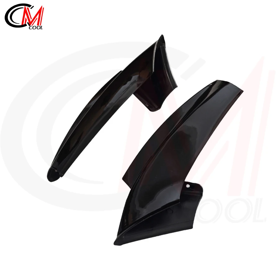 For BMW 5 Series F10 F11 MT Sport Version Front Bumper Gloss Black Corner Plastic Air Knife Trim Upgrade Body Kit view 3