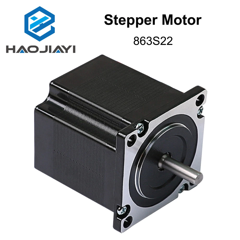 leadshine-3-phase-stepper-motor-863s22-for-nema34-5a-length-71mm-shaft-12mm